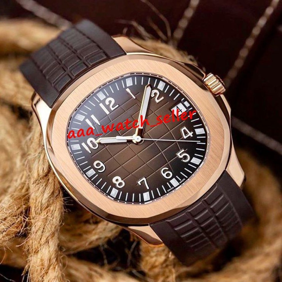 2 stijlen heren kwaliteit luxe horloge 40x8 5mm Aquanaut 5167a 5167r 5711 miyota 9015 automatisch uurwerk waterdicht 100M saffier298x