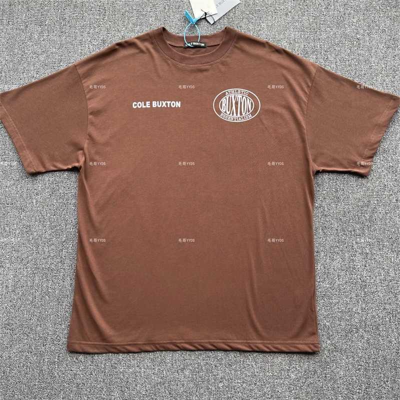 T-shirts pour hommes Nouveau Cole Buxton T-shirt Mens Extra Large Casual CB T-shirt Street Hippie Top J0316