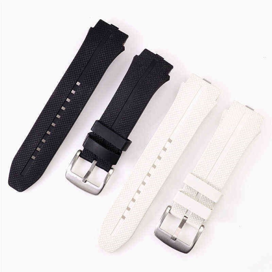 Convient pour LG Urbane 2 LTE LG W200 Smart Sile Bracelet en caoutchouc Bracelet noir blanc ceinture bande H220419298z