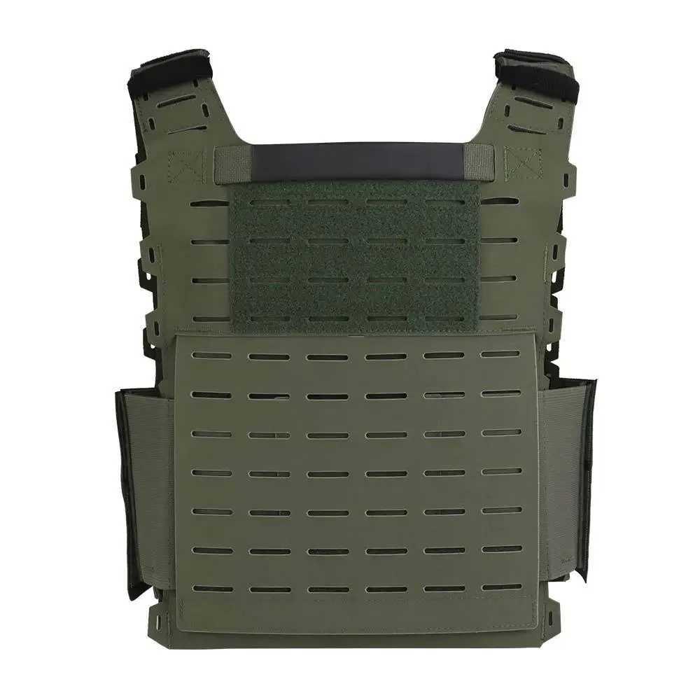 Tactical Vests New MOLLE Tactical Plate Carrier V6 Hunting Vest Laser Cut Lightweight Multifunctional Outdoor Sports Equipment 240315