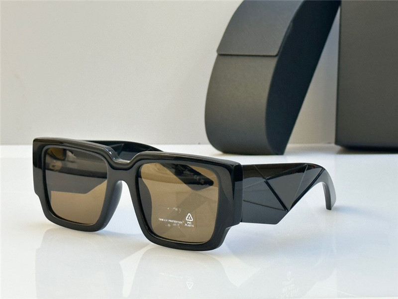 Ny modedesign solglasögon 12Z Delicate Big Square Frame Popular och enkel stil utomhus UV400 -skyddsglasögon med originalfodral