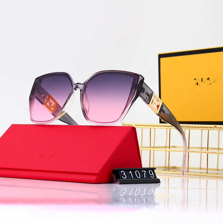 FENновые очки, разноцветные солнцезащитные очки в оправе, мужские и женские модные солнцезащитные очки Double F