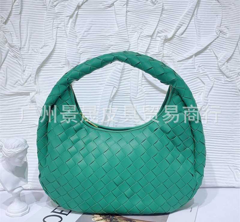 Counter Quality Bottegs Venets Jodie Bags Designer Woven for Women 2024 Japanese and Korean Fashion Half Moon Versatile Style Shoulder Little with Original 1:1 Logo