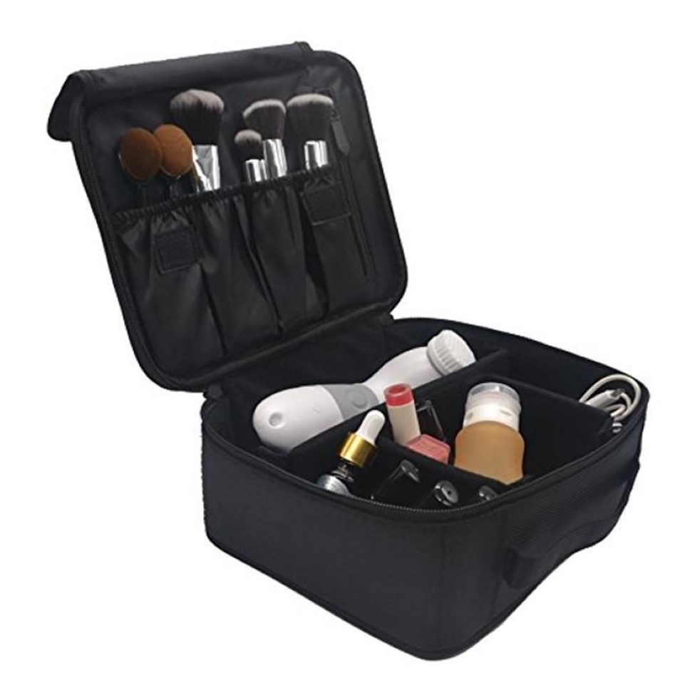 Portable Cartoon Cat Coin Storage Makeup Cosmetic Make Up Organizer kitty Bag Box Case Women Men Casual Travel Bag Handbag2762