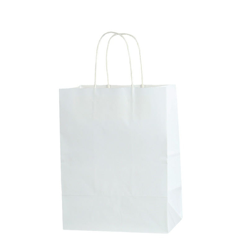 Tailles assorties Brown Kraft Paper Custom Logo Sacs Handles Perfect for Small Business Shopping Parties Cadeaux Z141