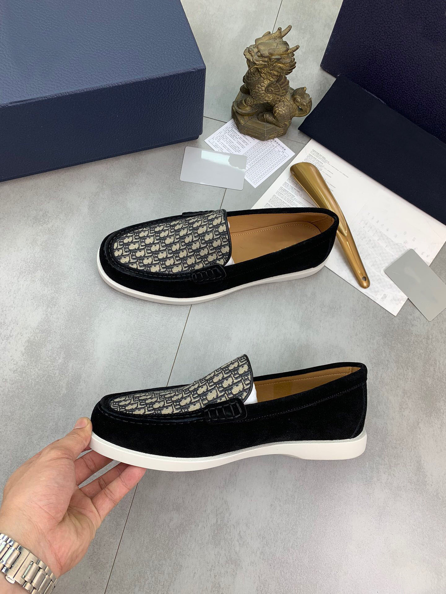 2024 männer Kleid Schuhe Slip Auf Marke Hochzeit Büro Party Designer Loafer Herren Mokassins Formale Atmungsaktive Wohnungen Größe 38-45