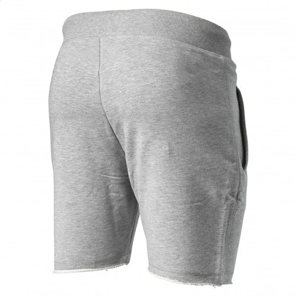 Coton Shorts décontracté és hommes Gym Fitness musculation Bermuda été élégant imprimé pantalons courts bas mâle course Sport vêtements 240308