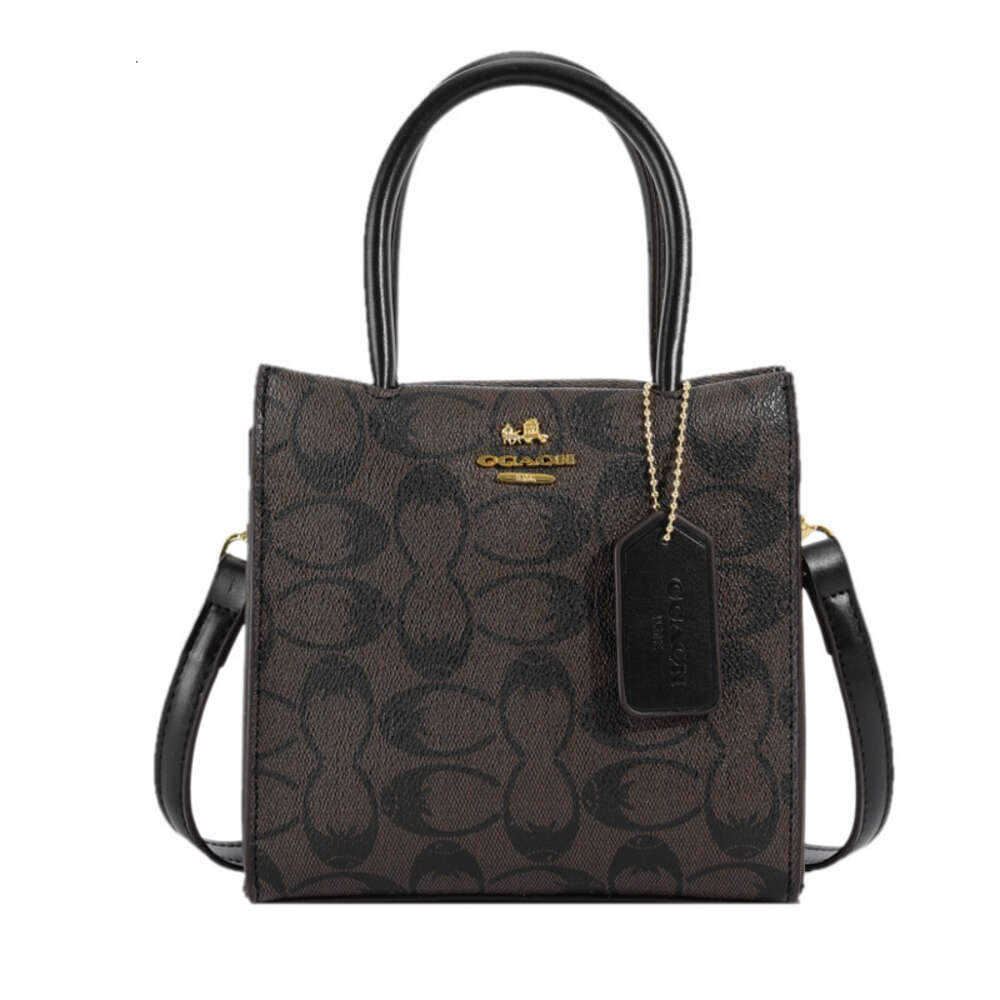 Pas cher en gros liquidation limitée 50% de réduction sac à main à la mode pour femmes nouveau petit sac carré imprimé tendance et polyvalent épaule unique