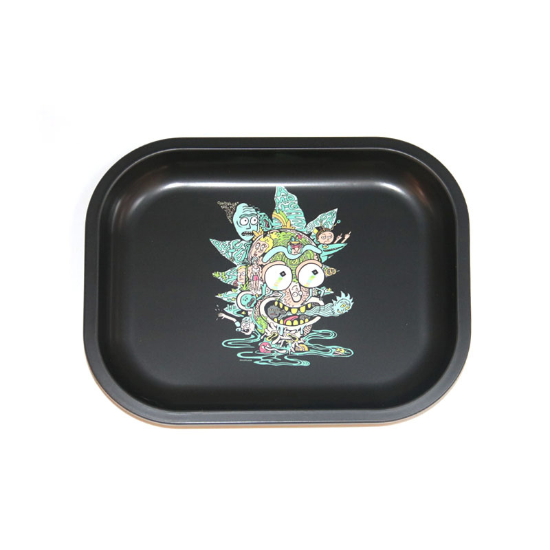 Rolling Tray 7*5.5inch Metal Tobacco Tray smoke pipe herb grinder tobacco storage smoke accessory Hz144