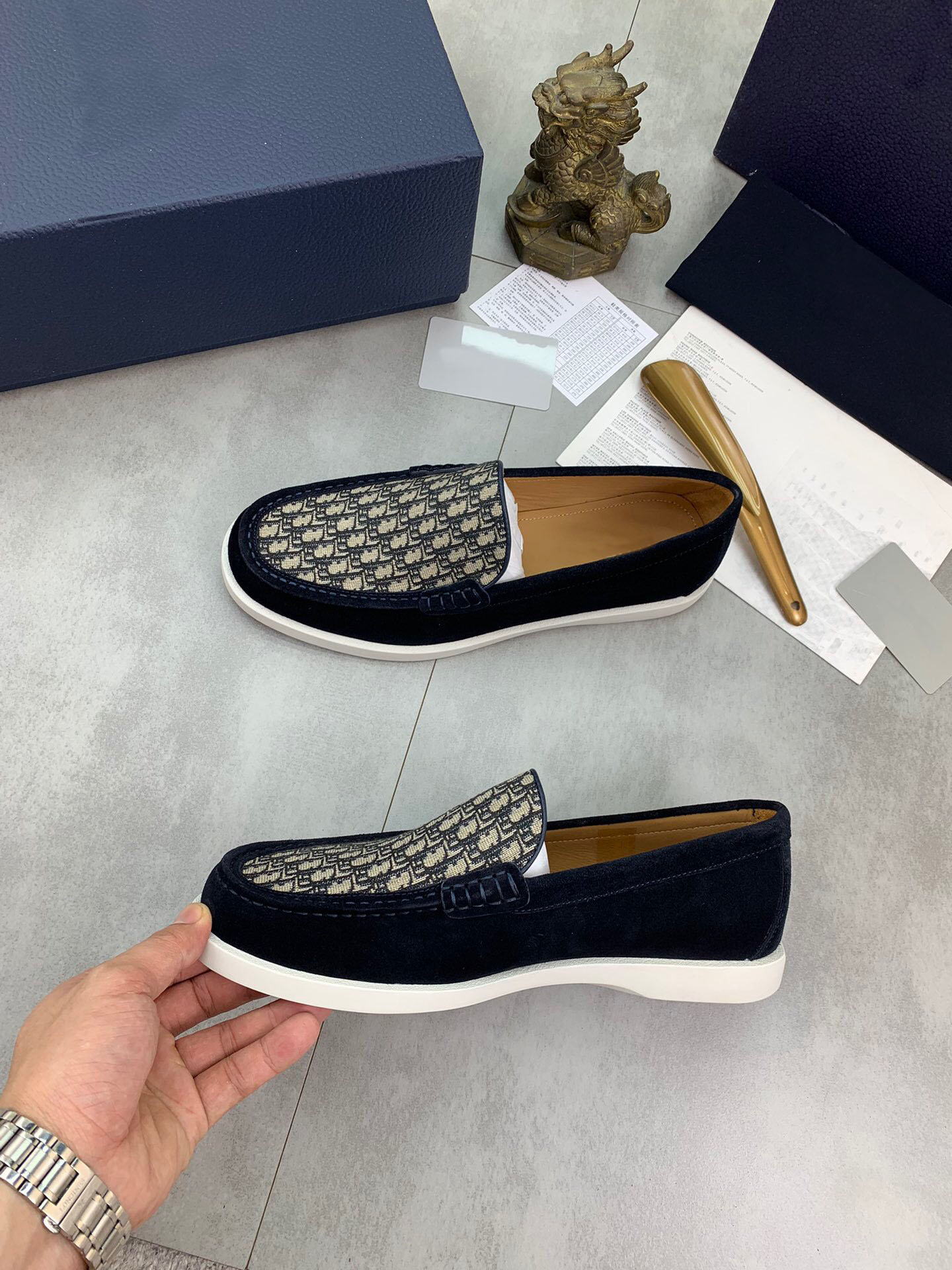 2024 männer Kleid Schuhe Slip Auf Marke Hochzeit Büro Party Designer Loafer Herren Mokassins Formale Atmungsaktive Wohnungen Größe 38-45