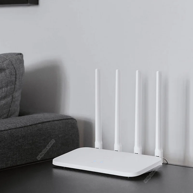 Control Oryginalny Xiaomi Mi Router WIFI 4C Roteador APP Control 64 RAM 802.11 b/g/n 2.4G 300Mbps 4 anteny routery Repeater