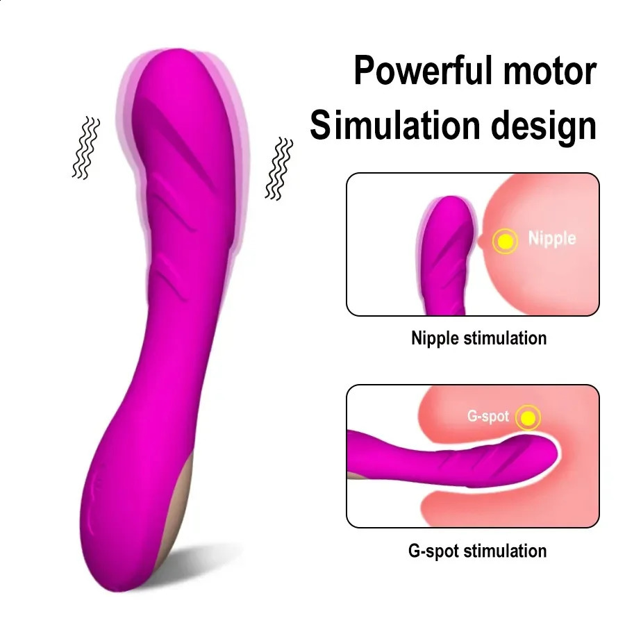 Masturbateur érotique féminin bâton de vibrateur féminin USB charge AV produits pour adultes massage jouets sexuels 240312