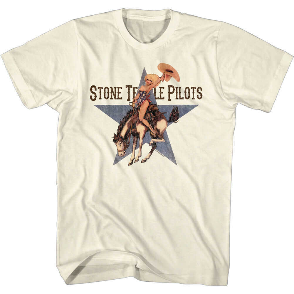 T-shirt da uomo Luxur Stone Temple Pilots Band Purple Kirin American Rock T-shirt da uomo