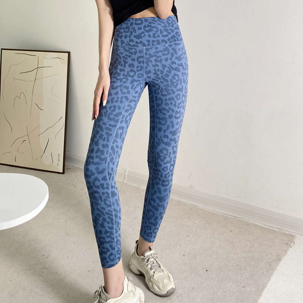 lu pant align align align lu lemon print print print epard leggings women high-waisted yoga fiess Elastic Quick Drying Tigh