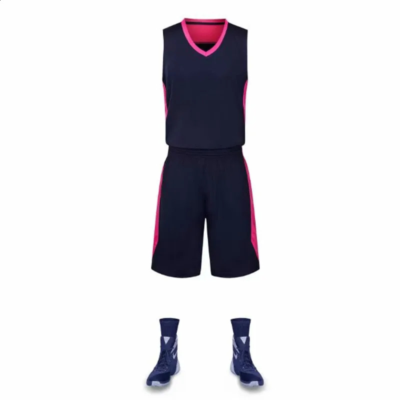 Kids and Adult Basketball Jerseys Set Breathable Team Sports Suit Uniforms Jerseys Competition Ball Jerseys Custom Name Number 240314