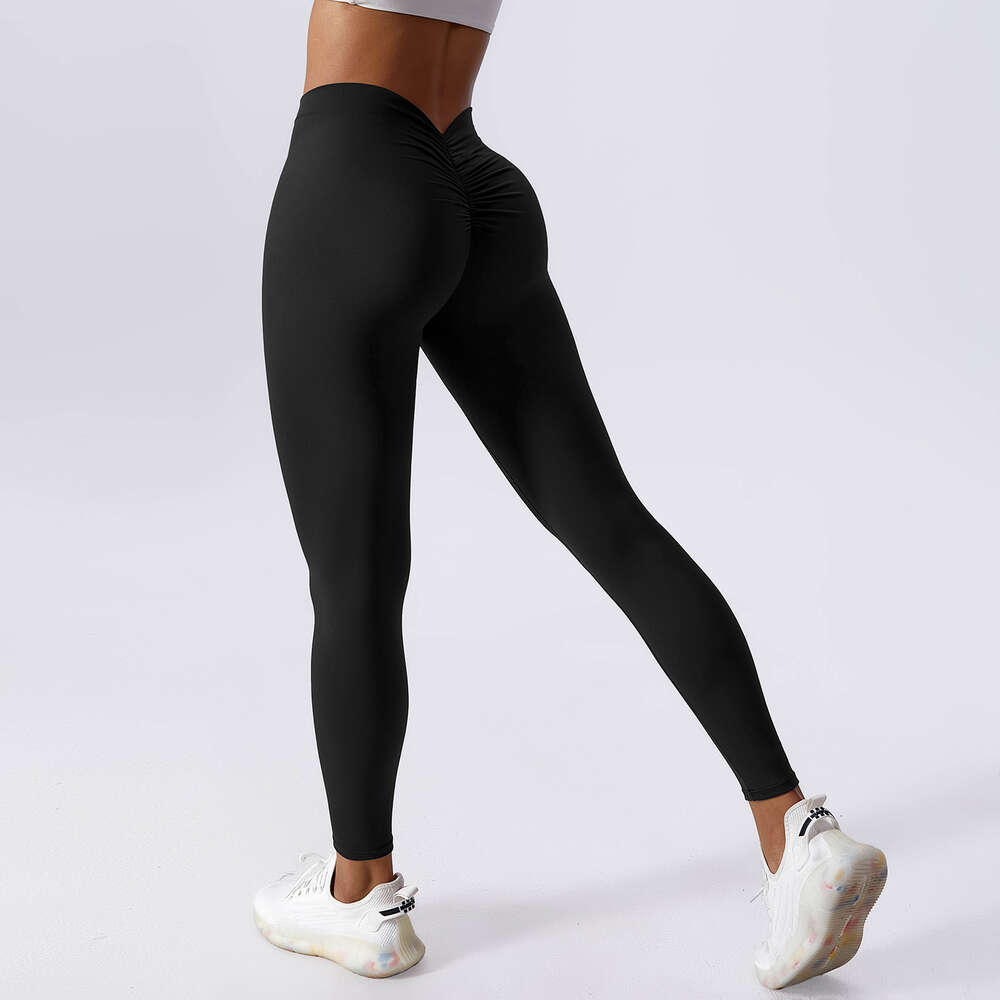 LU Pantjustera justera Lu Lemon Butt Back V Sexig Women Yoga Fiess Workout Gym Running Leggings High midja Active Wear Tight Pants 2024 Gym J