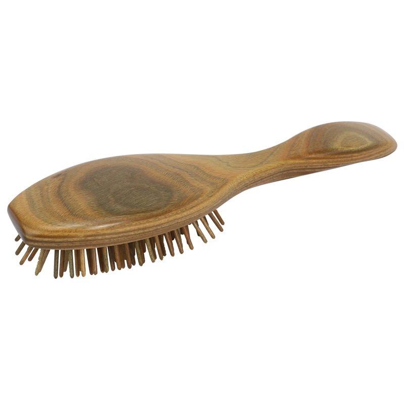 Verktyg sandelträ hårborste trä naturligt handgjorda detangling massage hår kam med presentförpackning