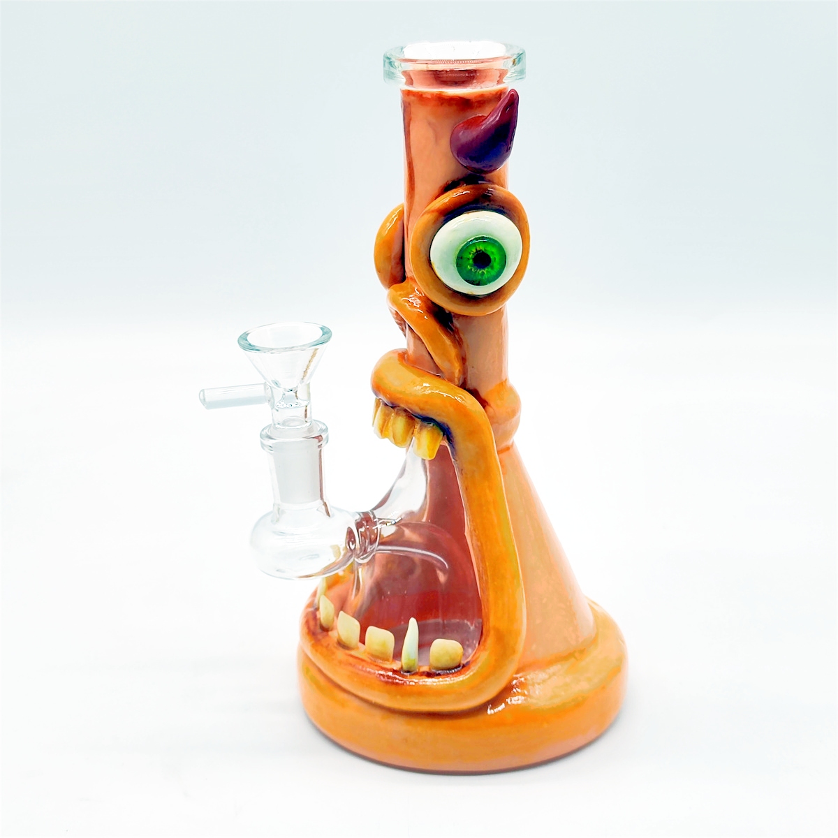 2024 Heady Bong Glass 20cm 8 tum 3D Monster Variation Kind Hookah Water Pipe Bong Glass Bongs 14mm Bowl Local Warehouse