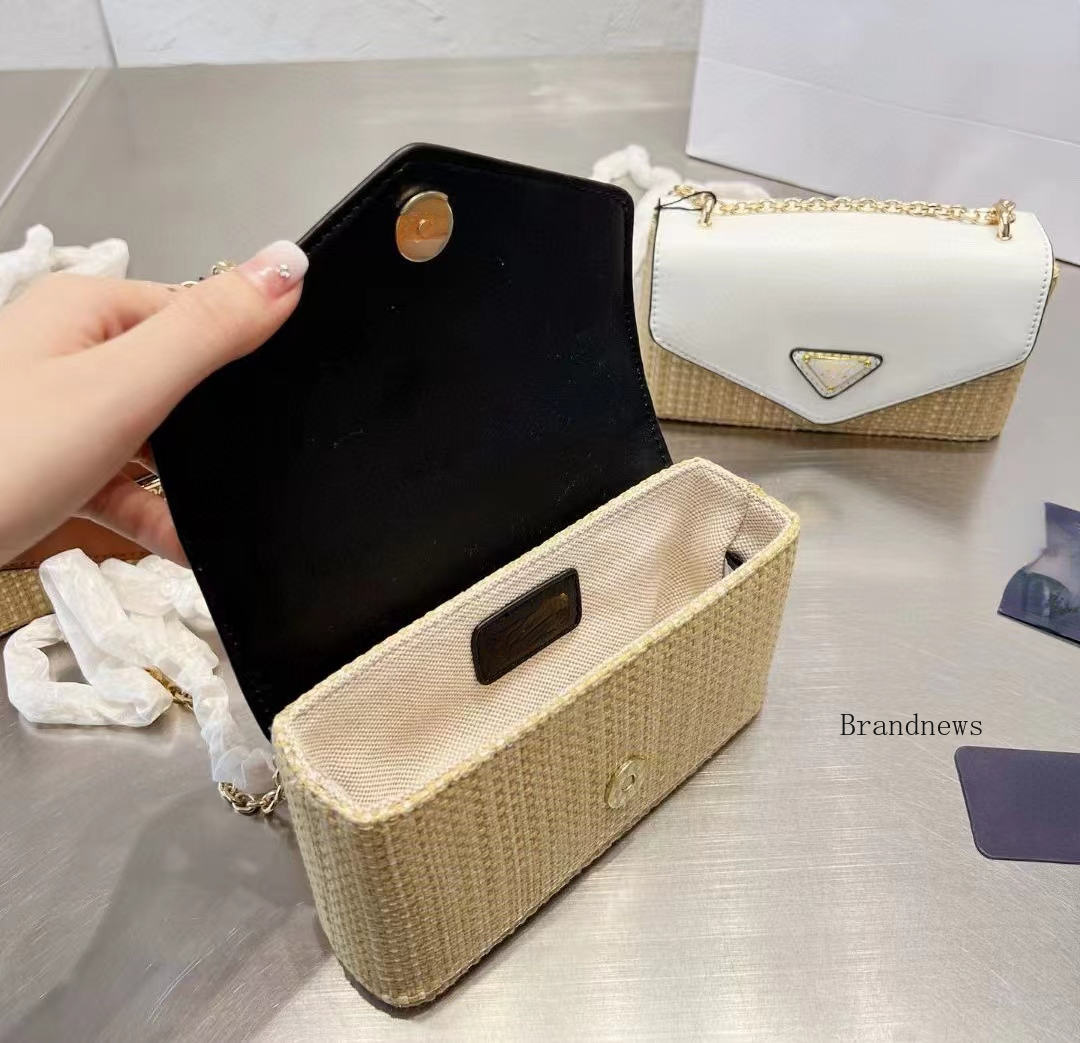 Kadınlar Straw küçük omuz çantaları tasarımcısı yaz seyahat crossbody çantalar moda lüks tasarımcı örgü rafya plaj çanta telefon kutusu debriyajlar cüzdan ve el çantaları 2644