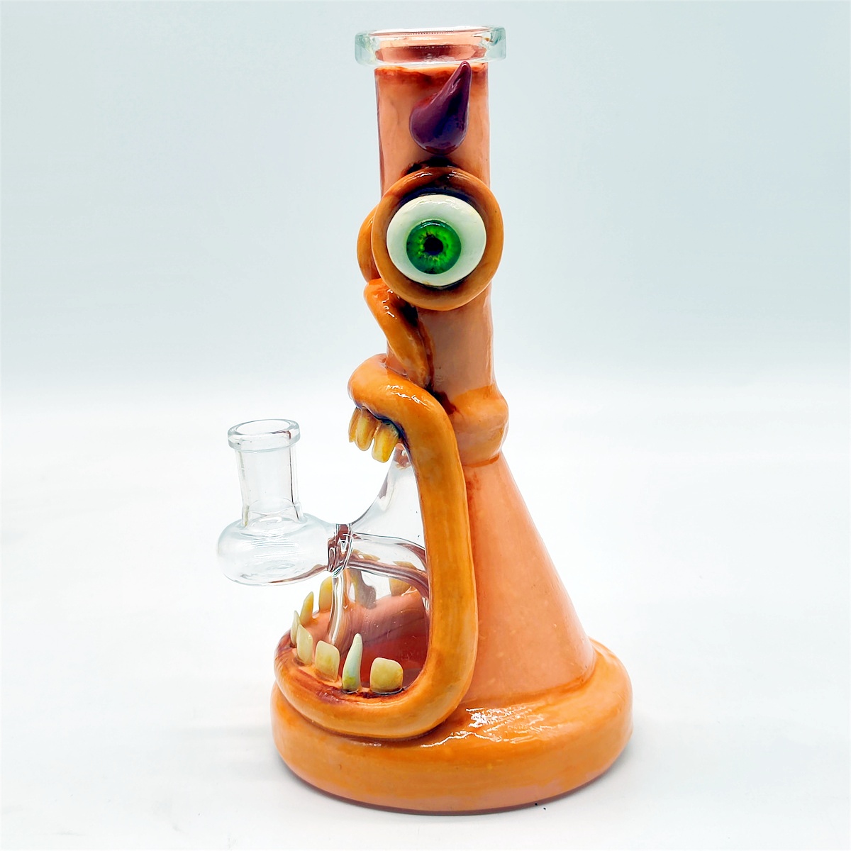 2024 Heady Bong Glass 20cm 8 tum 3D Monster Variation Kind Hookah Water Pipe Bong Glass Bongs 14mm Bowl Local Warehouse