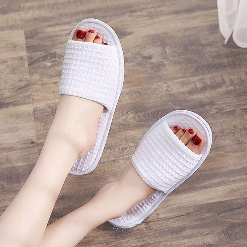 Slippers Spa Slippers Open Toe Disposable Slippers Fit Size For Men And Women For Hotel Home Guest Used