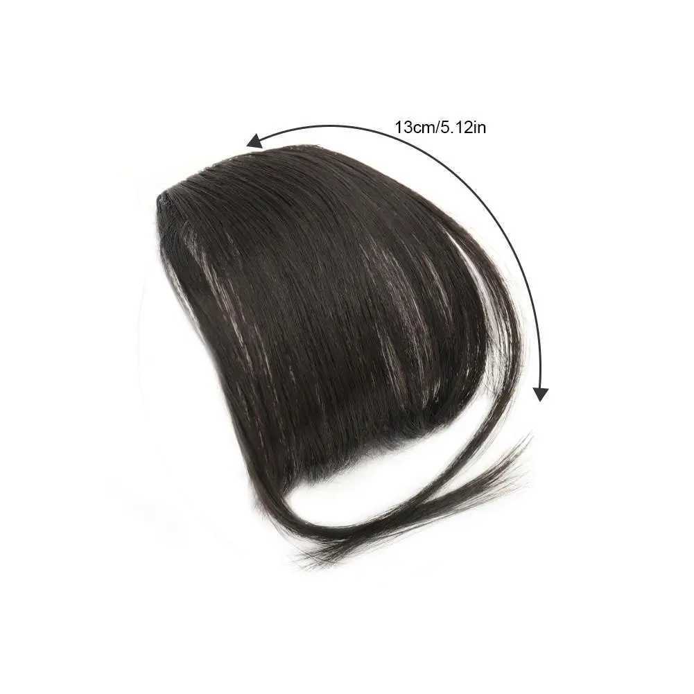 Synthetic Wigs Air Bangs With Sideburns Bangs And Wig Patches For Natural Hair Repair Covering The Hairline Used To Extend Fake Hair 240318