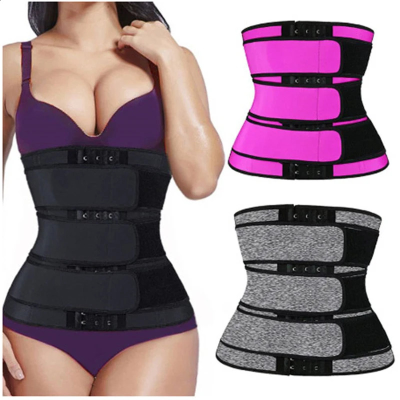 Shaperwear Waist Trainer Fajas Women Sweat Belt Body Shaper Corset Slimming Shapewear Curve Shaper Workout Fitness Sheath Girdle 240313