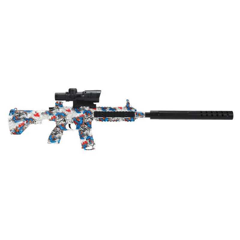 Pistola giocattoli bambini M416 Pistole idrogel Giocattolo manuale Pistola fucile Palla d'acqua Pistole paintball Launcher Plastica bambini Ragazzi Regali di compleannoL2403