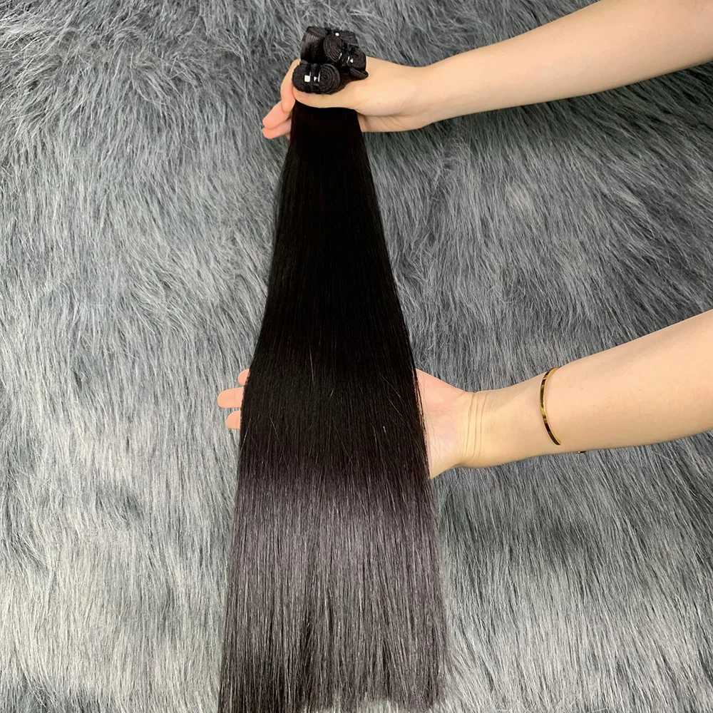 Parrucche sintetiche Fasci di capelli grezzi vietnamiti diritti dell'osso con chiusura 12A Capelli umani grezzi diritti 3 pacchi con chiusura 2x6 pizzo Kim K chiusura 240329