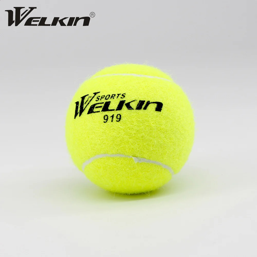 WELKIN 3 stks Training Tennis Professionele Training Tennisbal Met draagtas Hoge bounce voor Familie Vriend Beginner School Club 240304