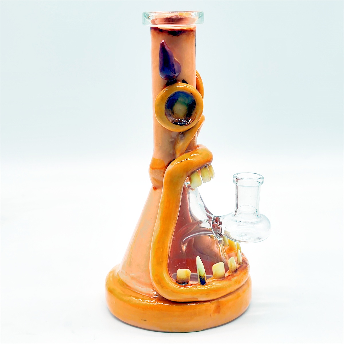 2024 MAIDY BONG GLASS 20CM 8 cali 3D Monster Różnorodność Rura wodna Hookah Bong Glass Bongs 14 mm Bowl Lokalny magazyn