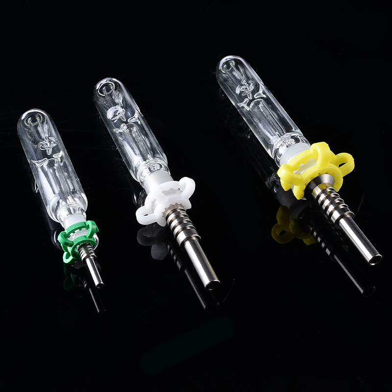 Nector Collector Kitleri 10mm 14mm 18mm Eklem Dab Saman Dib Mini Yağ Teçhizatları NC SET MINI DAB RILS NC9