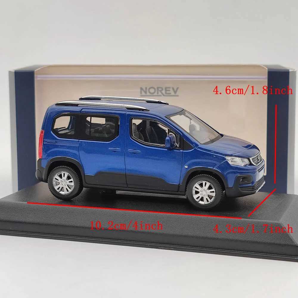 Diecast Model Cars 1/43 Norev Rifter Van Diecast Models Car Christmas Gift Collection BlueL2403