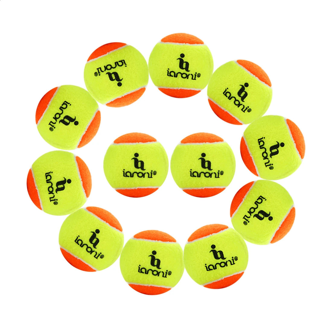 Ianoni Beach Tennis Balls Training Practice Beach Tennis Racket Dedikerad 12 Pack 240304