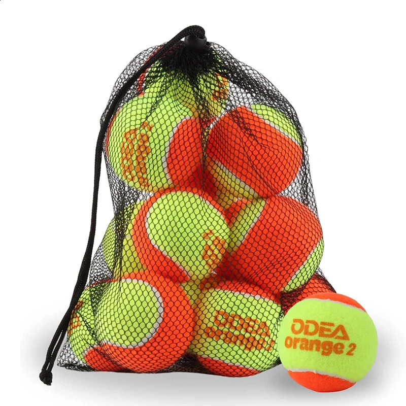 plaj tenis topları odea% 50 basınçlı kauçuk, örgü çanta tenis topu çocuklar için çocuk köpekler plaj tenis 240304