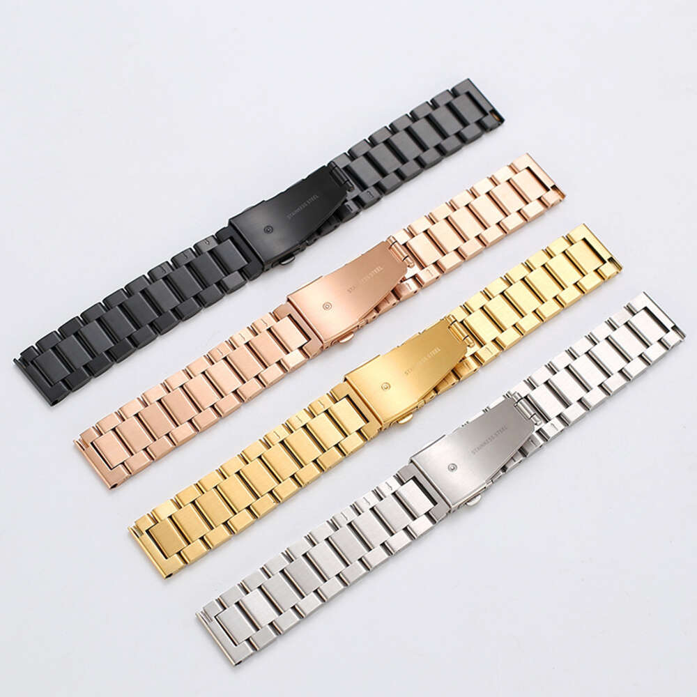 22mm 20mm Metal Strap Samsung Galaxy 46mm/3/gear S3/huawei Watch GT 2/3 Pro Stainless Steel Wristband for Amazfit GTR