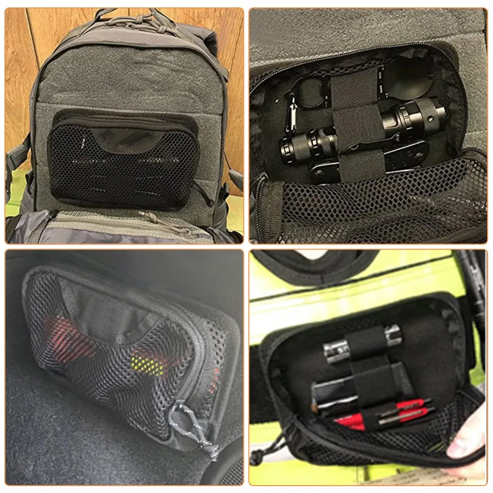 Taschen 1000d Taktische Tasche EDC -Werkzeugbeutel Einsatz Modular Organizer Utility Admin Compact Beutel -Mesh -Tasche für die Jagd im Freien