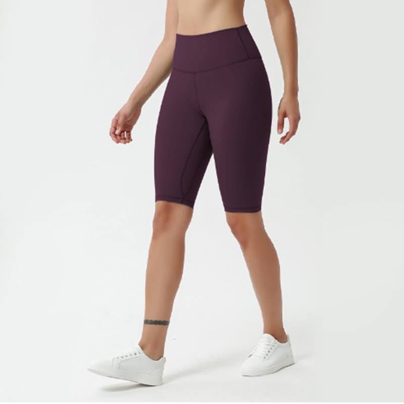 LU New Align Yoga da donna Sport a vita alta Speed Dry Hip Lift Naked Fitness Pantaloni da ciclismo sottili lululemmon