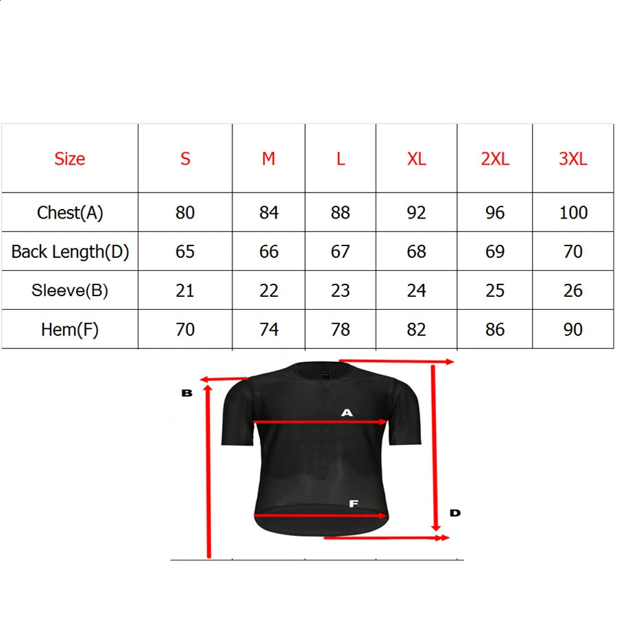 Rsantce Cycling Base Layer långärmad cykel sportskjorta underkläder racing cykeltröja under tröja 240318