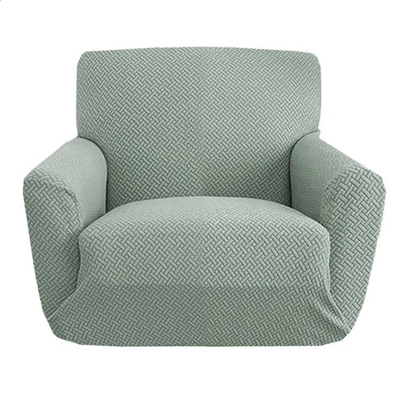 Housse de canapé de fauteuil en Polyester Jacquard pour salon housse de canapé élastique fauteuil 1 siège housse de canapé housse de meuble élastique 240306