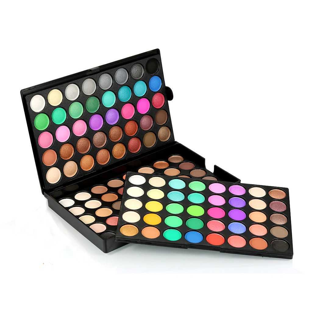 Palette d'ombres à paupières, 120 couleurs, scintillantes, mates, Kit de maquillage, cosmétiques de beauté, BoxL2403