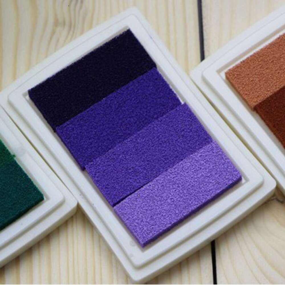 Partihandel grossist-DIY hemlagad gradientfärg bläck pad multicolour bläckpad dekoration fingeravtryck stämpel scrapbooking accessoarer clephan