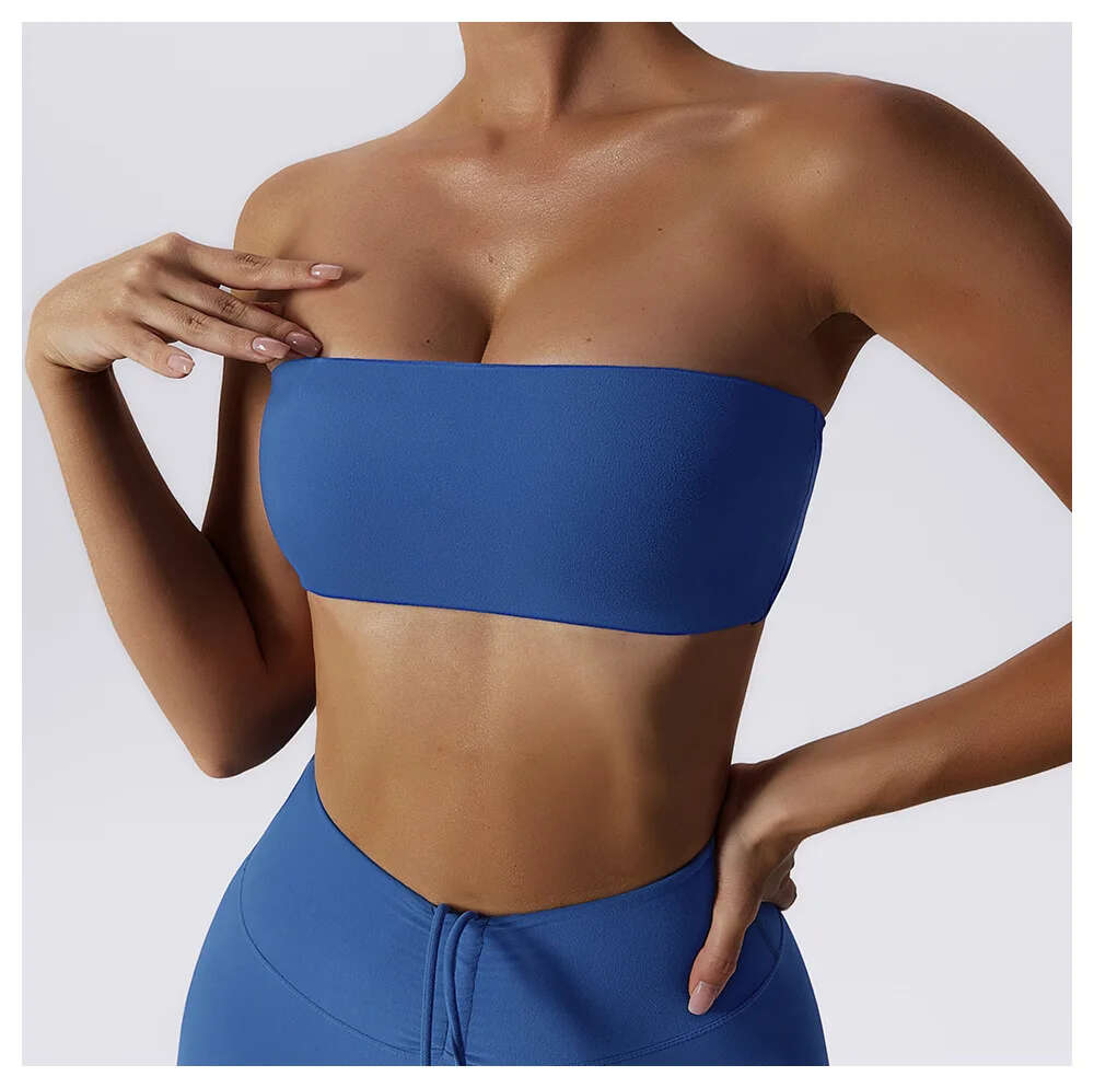 Lu Align Align Lu Lemon femmes soutiens-gorge sans bretelles haut rembourré extensible Fiess dessus de yoga soutien-gorge vêtements de sport vêtements d'exercice sous-vêtements de sport s 2024