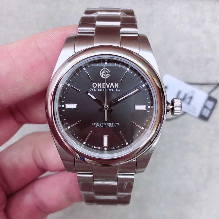 U1 Facotry Excellent Men's Fashion Wristwatches 114300 DRSO Dark Rhodium Dial 39mm Watch Mint Condition 2813 Movement214M