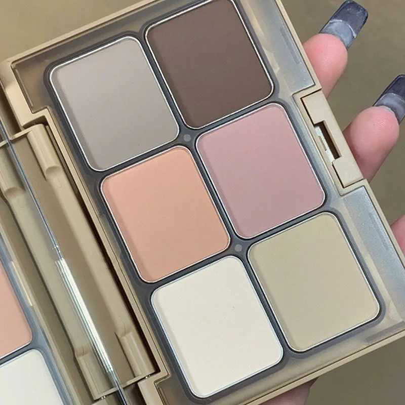 Eye Shadow Eyeshadow Palette Pearly Matte Earth Color Eyeshadow Contouring Powder Grey Pink Eyeshadow Eye Makeup CosmeticL2403