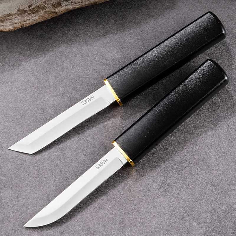 Tactical Knives Kitchen Knives Double Knife 2-in-1Utility Knife Meat Cleaver Double-Pole Combination Peeling Boning Outdoor BBQ Fishing KnifeL2403