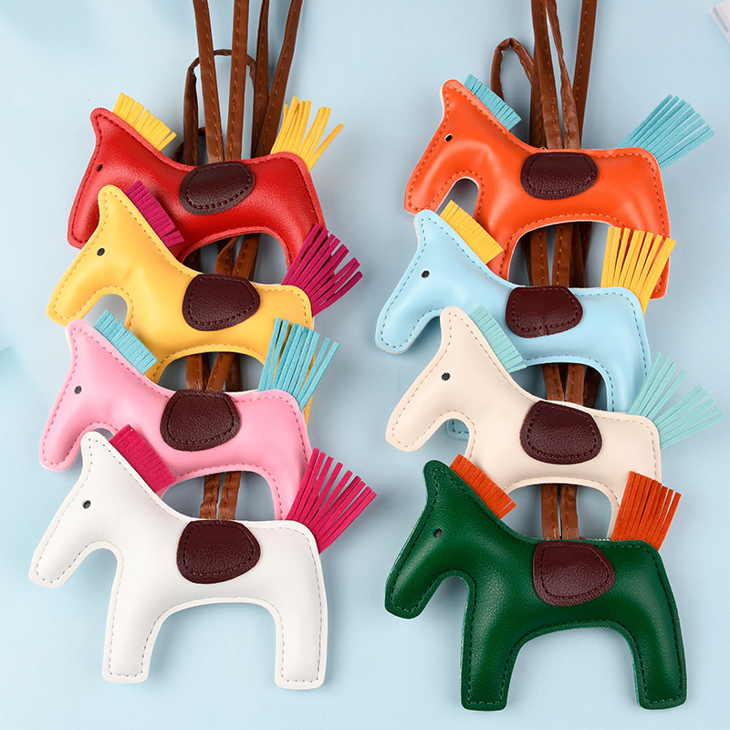 брелки для женщин дизайнерский брелок аксессуары для ключей New H Family Pony Bag Подвеска Овощная корзина Kelly Автомобильные брелки Ангел Лошадь Брелки Держатель