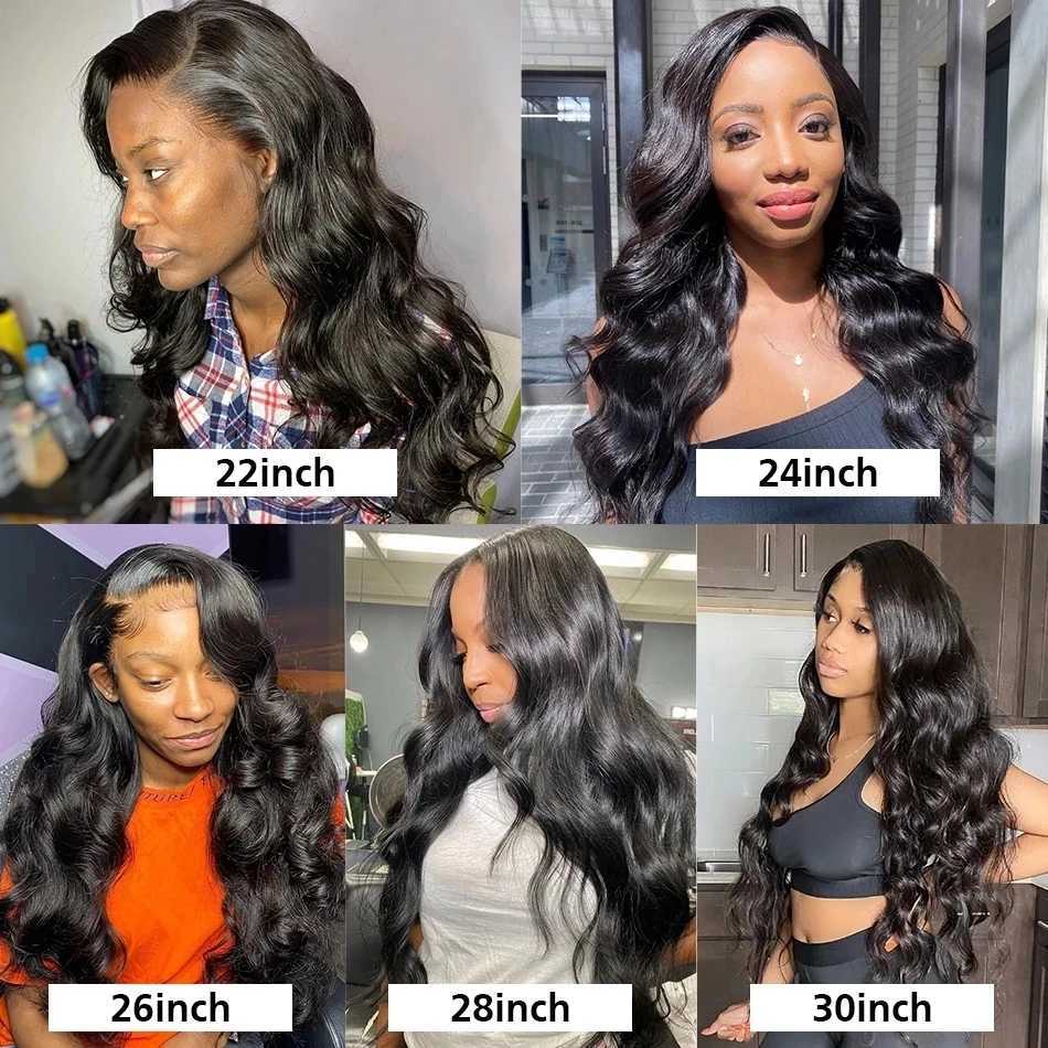 Synthetische pruiken PerisModa Body Wave Bundels Echt haar Braziliaans Weven Natuurlijk Zwart 3 4 Bundels Aanbieding Onbehandeld haar 30 inch Ruw haar 240329