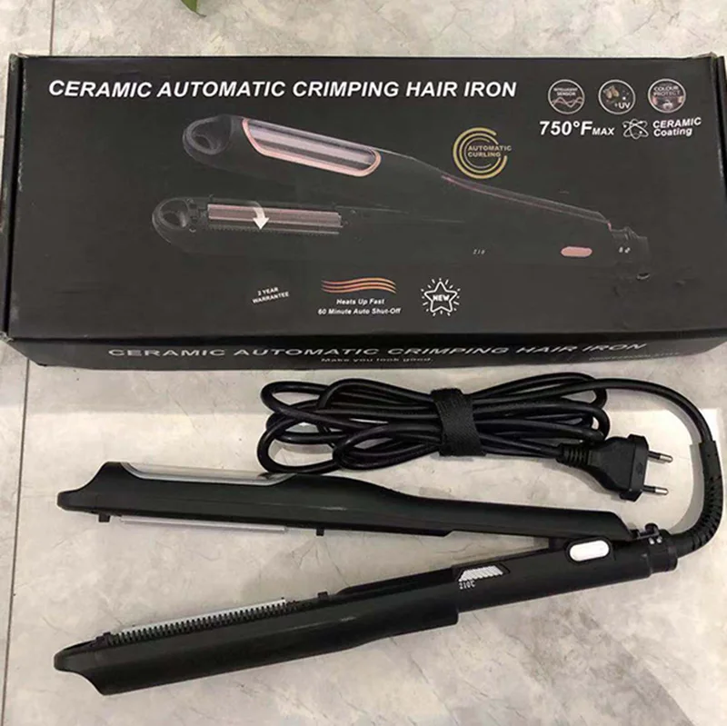 Irons Corrugation Flat Iron Automatic Hair Curler Curling Irons Professional Curly Iron Tongs Hair Waver Tongs Magic Curlers