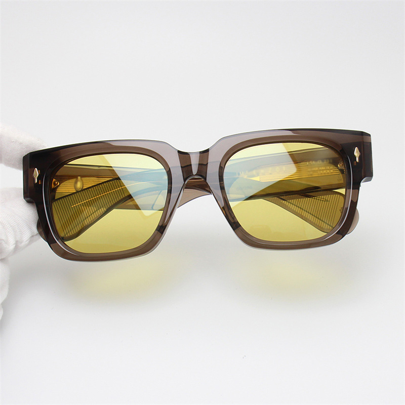 Solglasögonramar JMM ENZO V1 Högkvalitativa fyrkantiga män Vintage Sun Glass Märkesdesign Kör resande nyanser Eyewear UV400